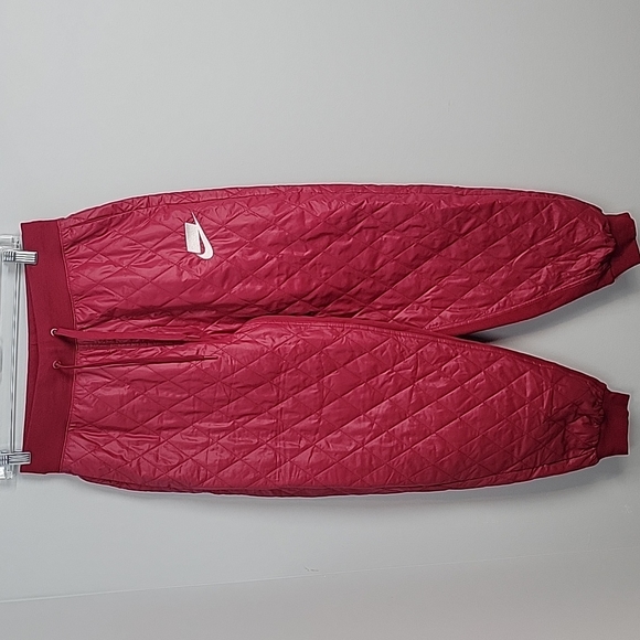 Nike Pants - CJ6256-620 NIKE Red berry Quilted Jogger Pants